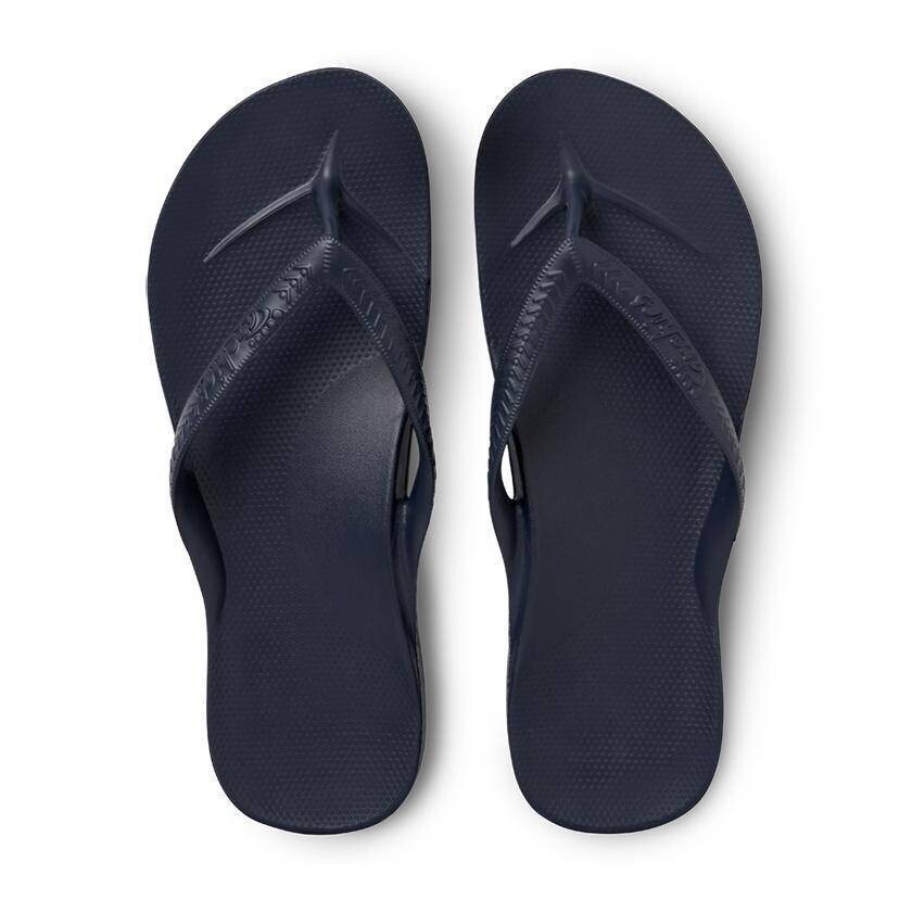 Archies - Arch Support Thongs - Navy