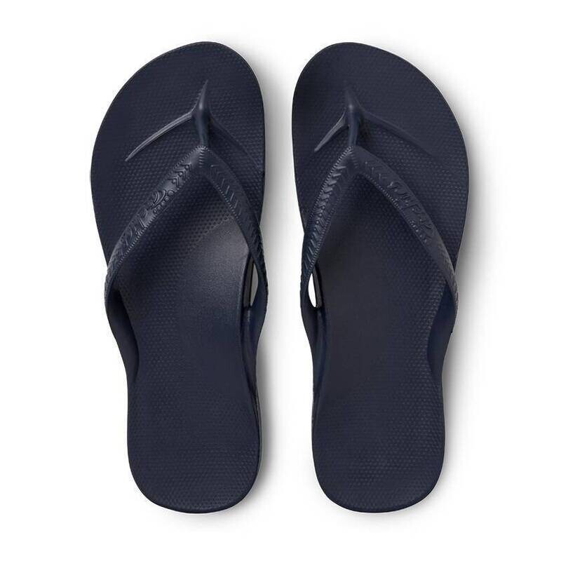 Archies - Arch Support Thongs - Navy