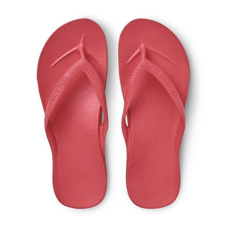 Archies - Arch Support Thongs - Coral