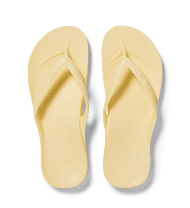 Archies - Arch Support Thongs - Lemon
