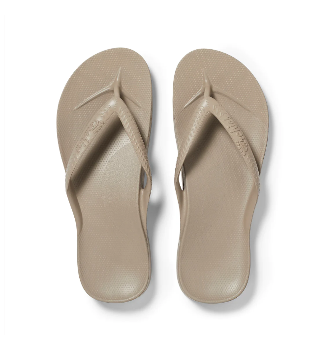 Archies - Arch Support Thongs - Taupe