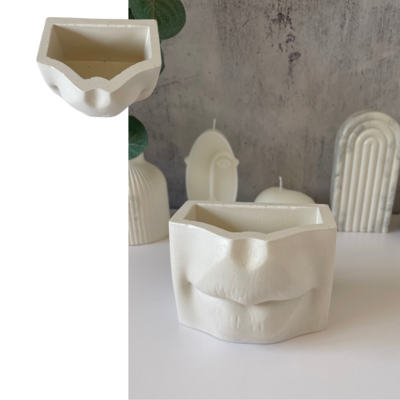Lips. Interior vase for storage or dried flowers