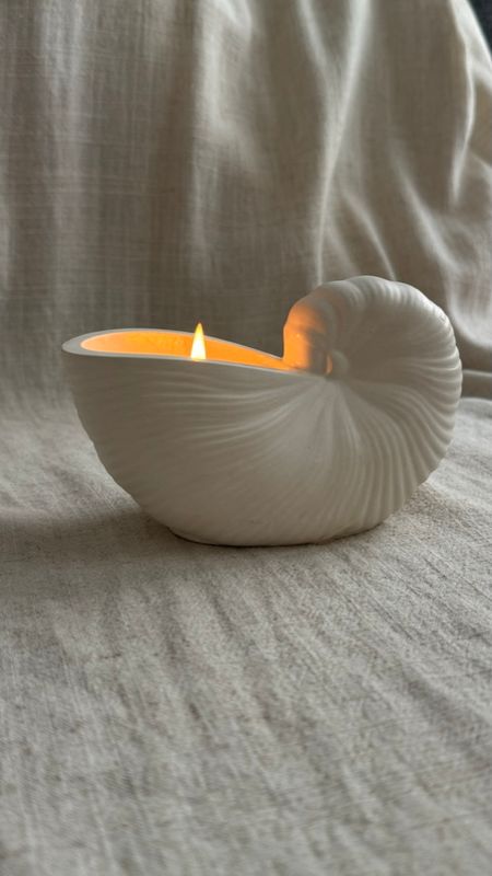 Nautilus Shell Scented Candle
