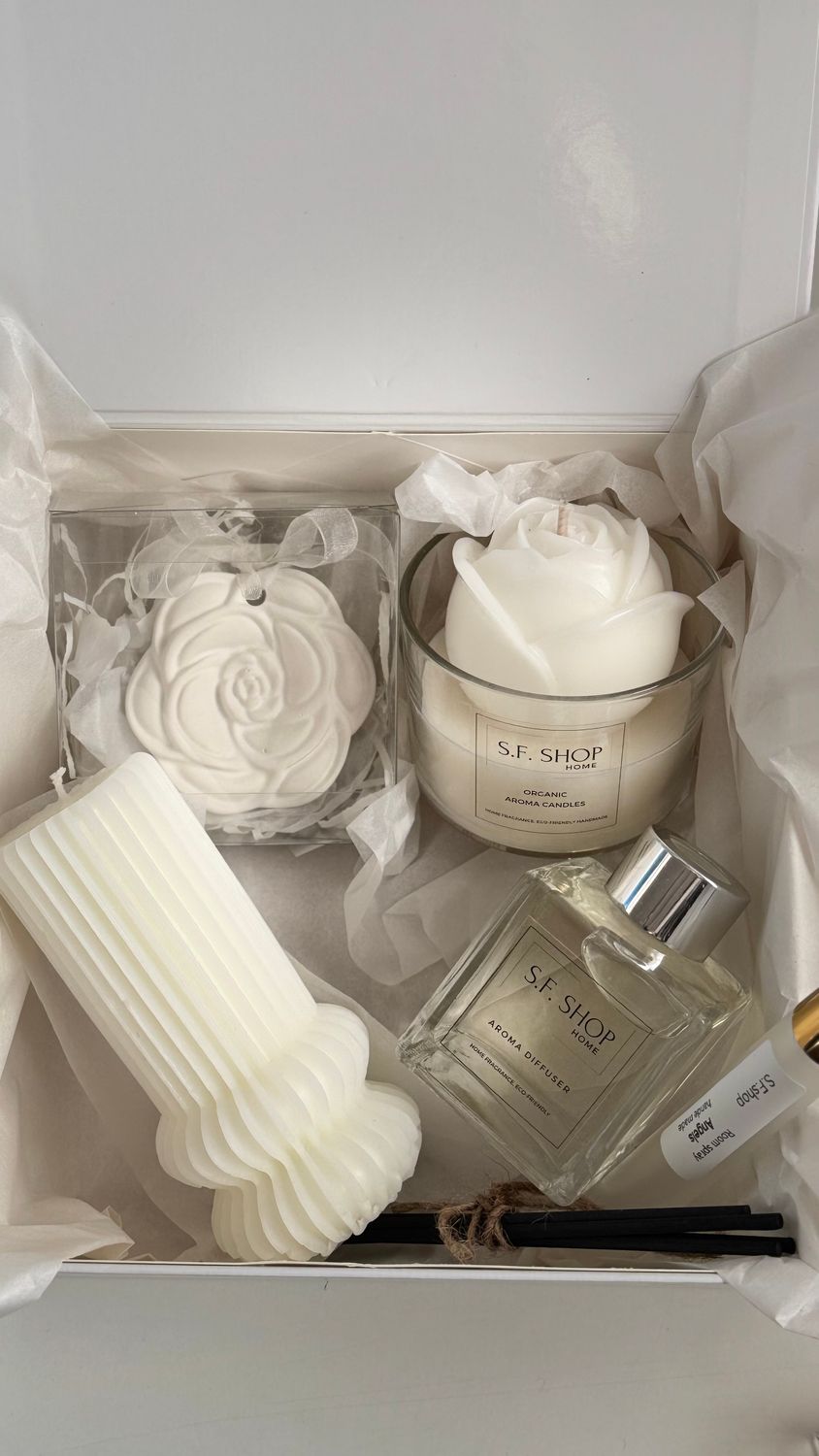 Gift box with diffuser - pink or white