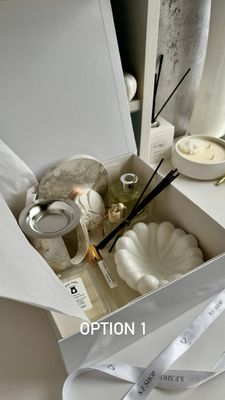 Luxurious box with aroma lamp for comfort in the house - 2 options