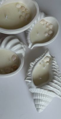 Scented candle in a shell Royal