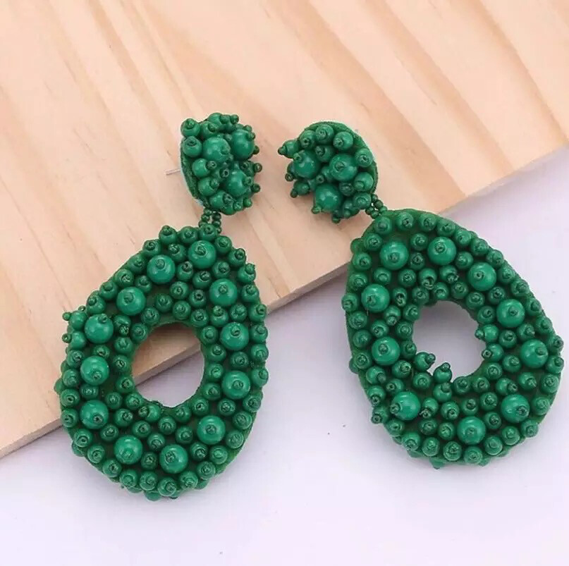 Bohemian Chic Earring (green)