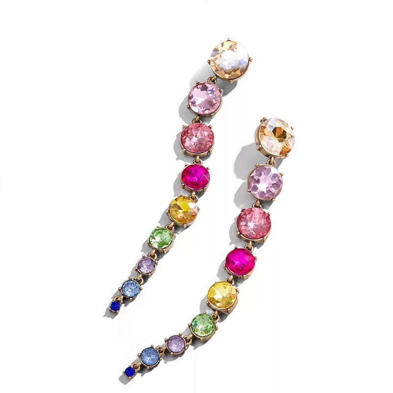 Crystalized Drop Earrings