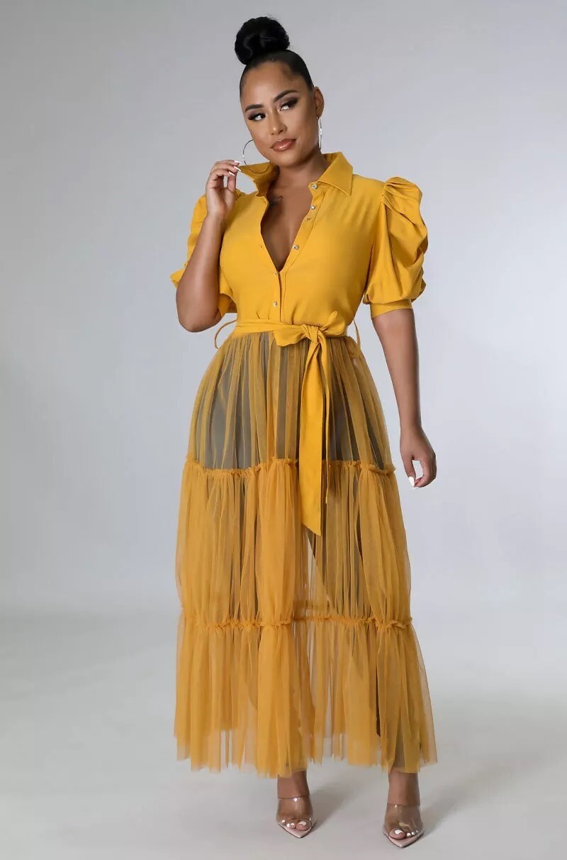 Honey Sheer Flowing Top