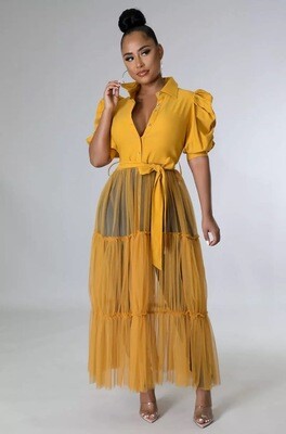 Honey Sheer Flowing Top