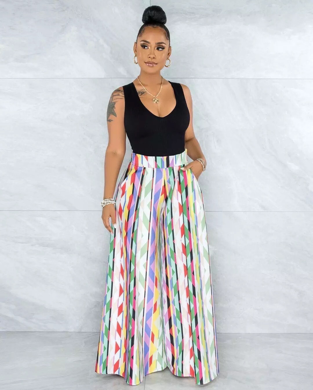 Diamond Palazzo Pants