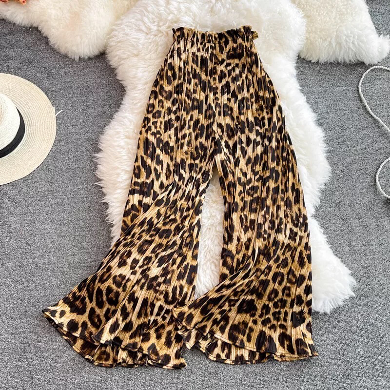 Animal Instinct Capri- Ankle Palazzos