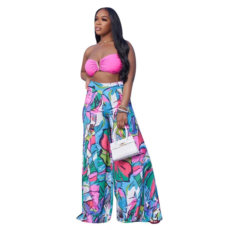 Graffiti Palazzo Pants