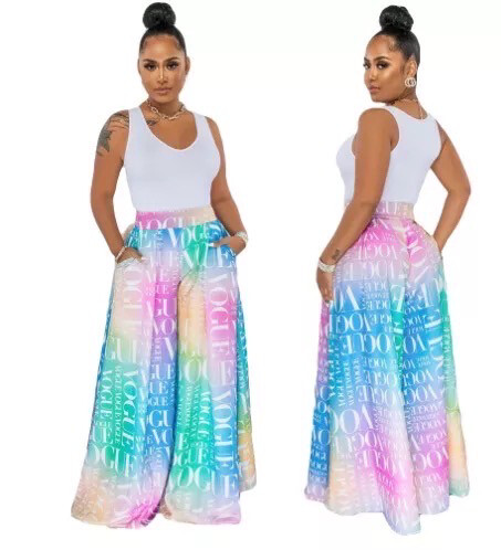 Cotton Candy Vogue Palazzo Pants