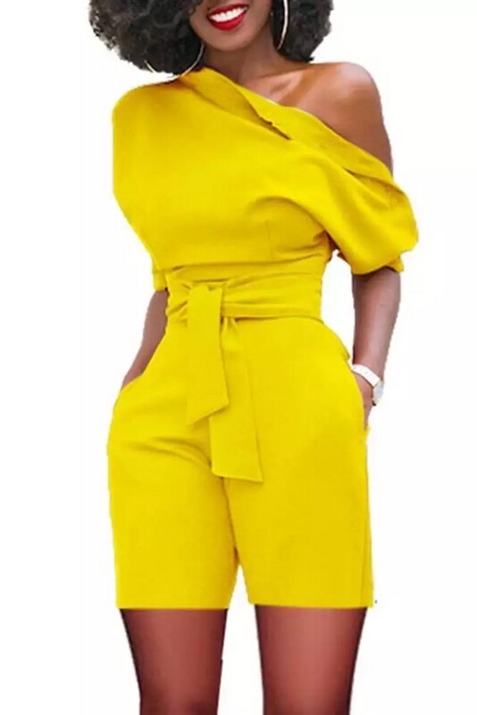 Cyber Yellow Romper
