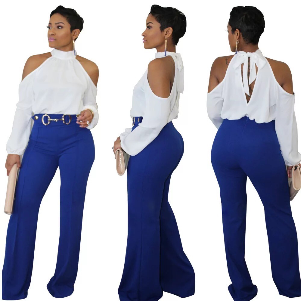 Clouds In the Sky Cold Shoulder Top