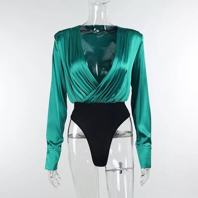 Sassy Satin Bodysuit