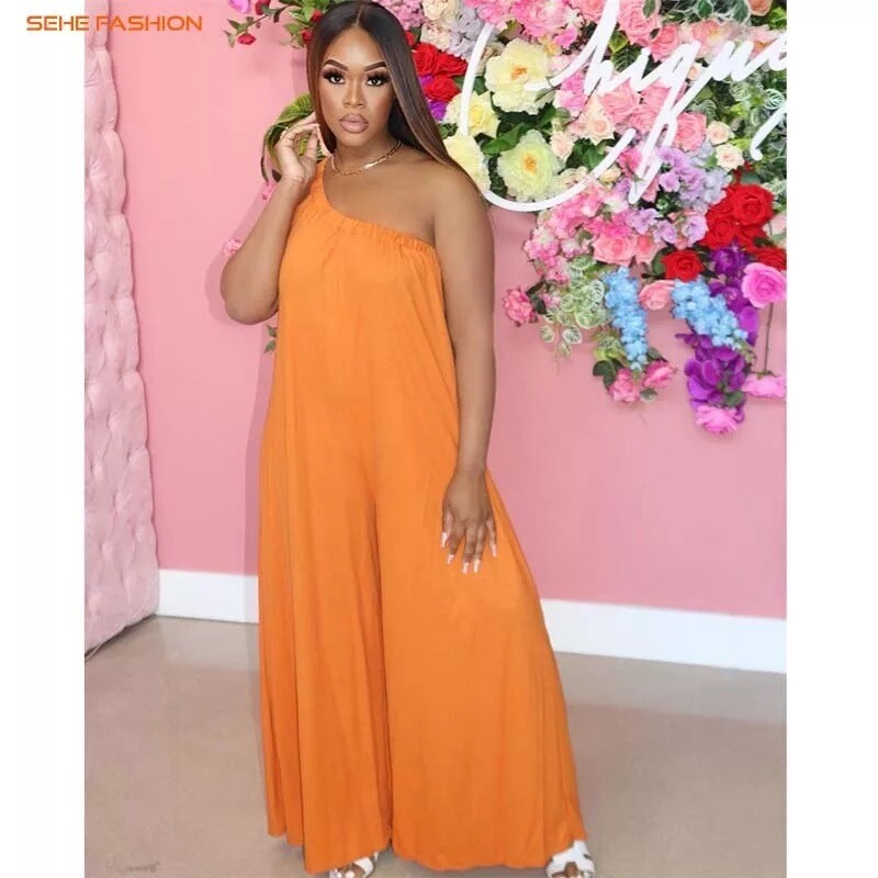 Orange Sherbet Off the Shoulder Jumper