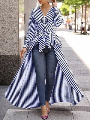 Stripe Me Down II (denim blue)