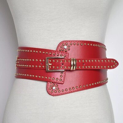 Red Statement Belt