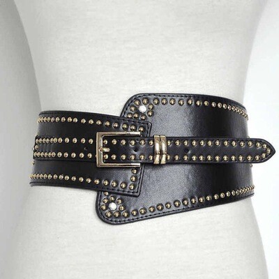 Midnight Black Statement Belt