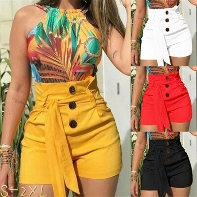 Summer Sun High-waisted Shorts