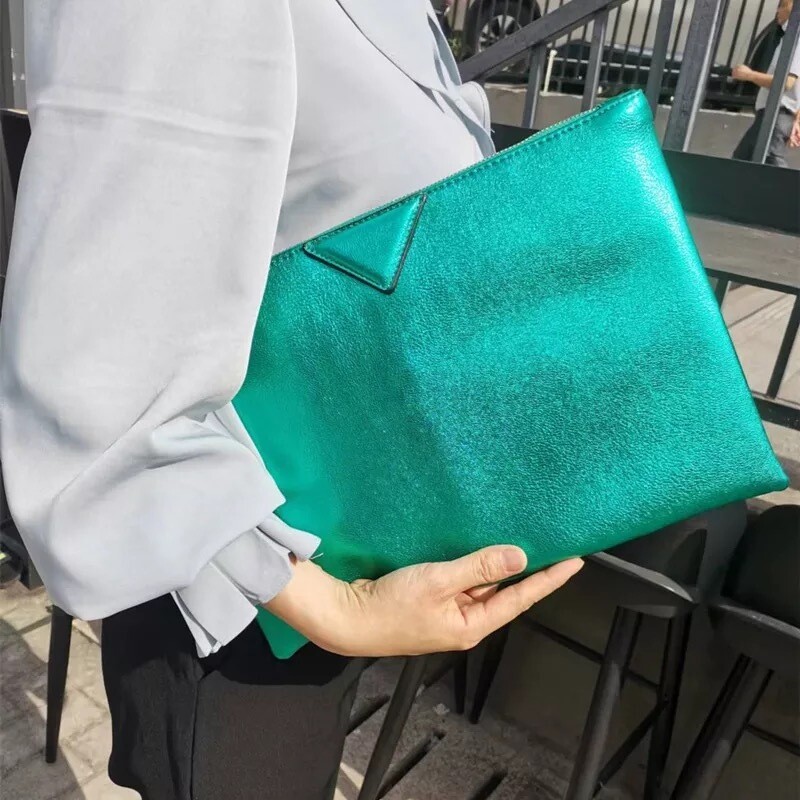 Sea Green Frosted Designer Clutch