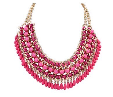 Rose Bohemian Necklace