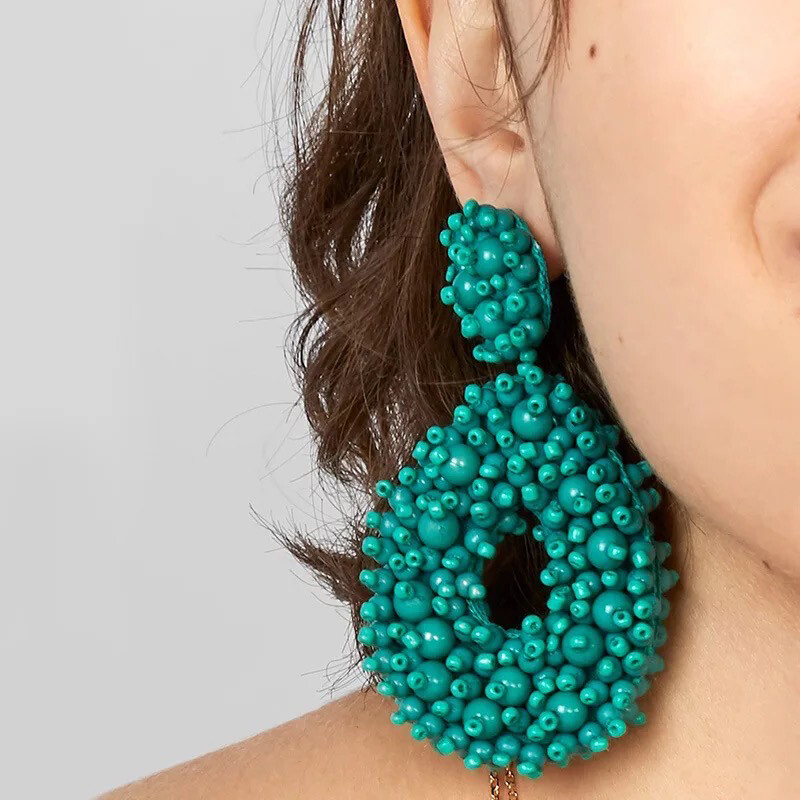 Bohemian Chic Earring (green)
