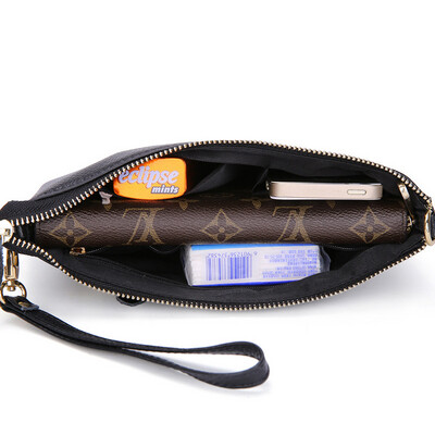 Lemoncello Genuine Leather Clutch/Crossbody