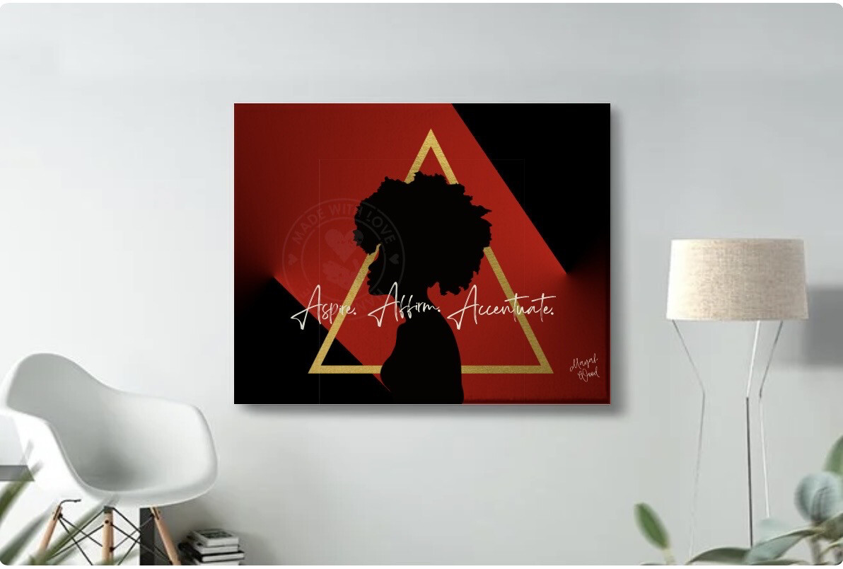 Accentuate Me Canvas Print Art
