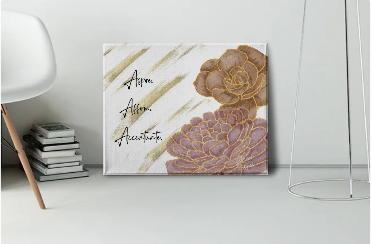 Accentuate Me Art on Canvas