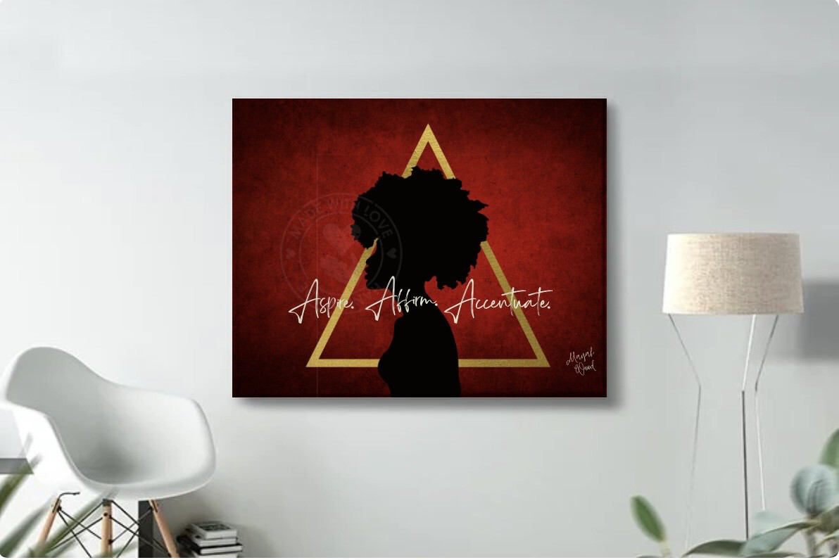 Accentuate Me Canvas Art
