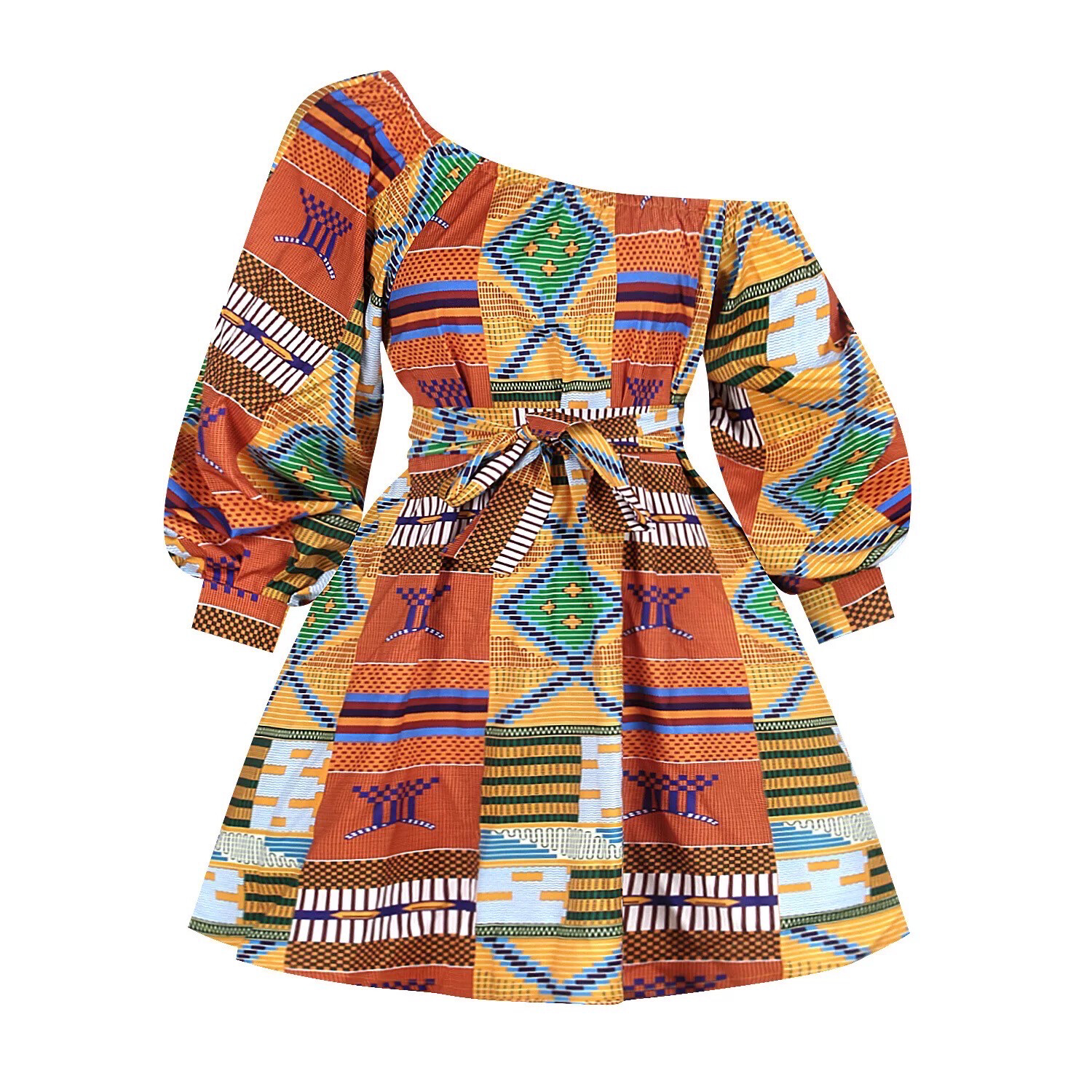 Kente African Print Dress