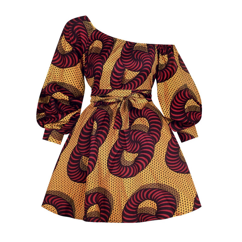 Circle Of life African Print Dress