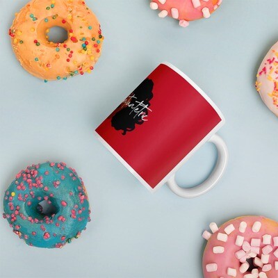 Afroaccentuatetric glossy mug