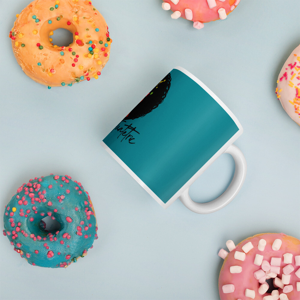 Afroaccentuatetric glossy mug II, Size: 11oz