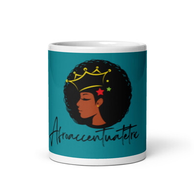 Afroaccentuatetric glossy mug II