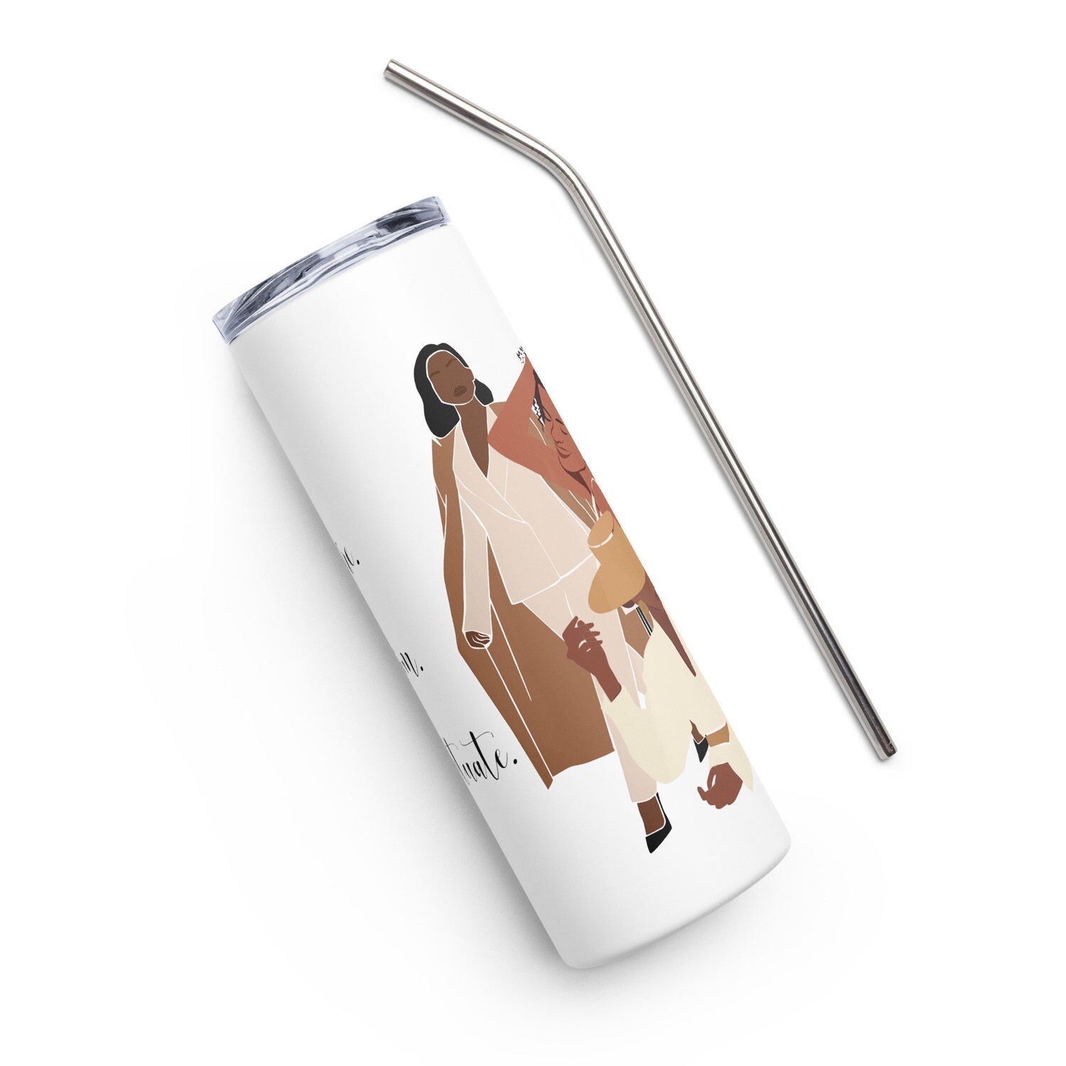 Women On The Move Stainless steel tumbler