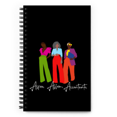 Women On The Move Spiral notebook
