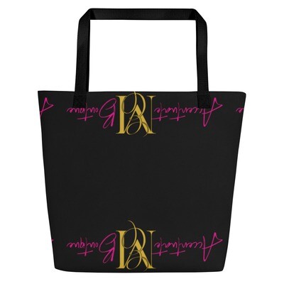 Accentuate All-Over Print Large Tote Bag