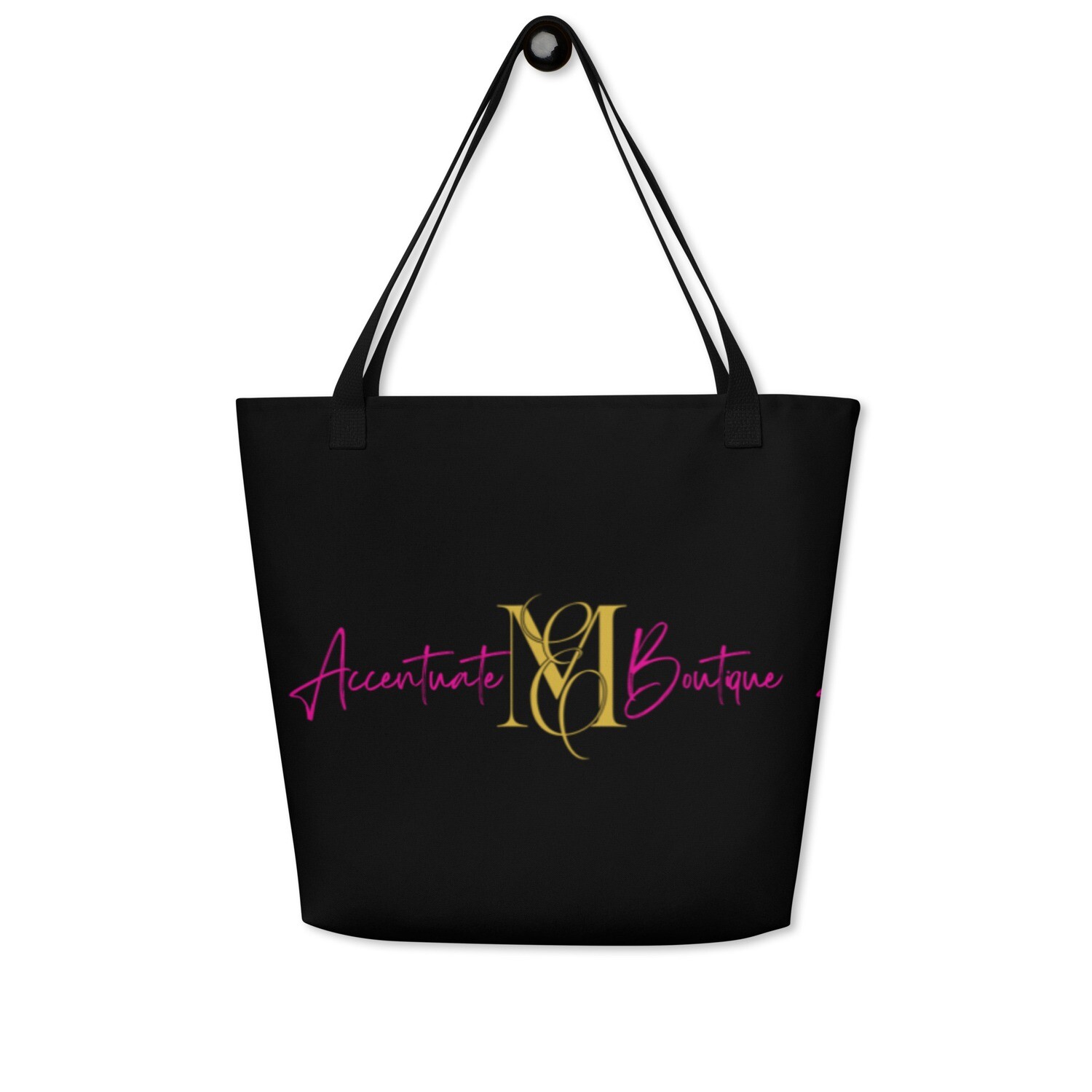 Accentuate All-Over Print Large Tote Bag