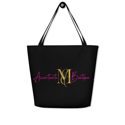 Accentuate All-Over Print Large Tote Bag