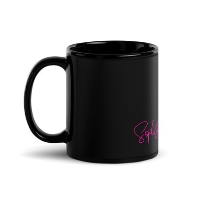 Sophisticated Black Glossy Mug
