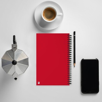 Suit Spiral notebook