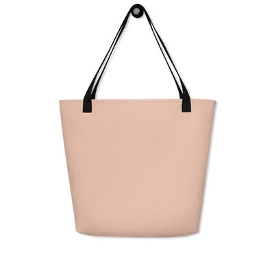 Melanin All-Over Print Large Tote Bag
