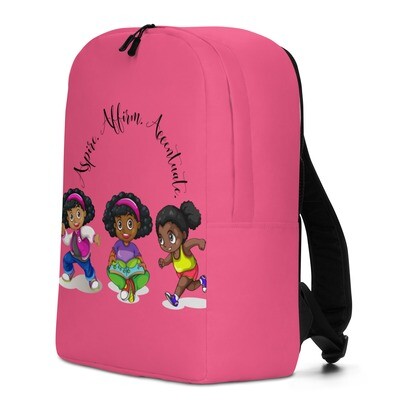 Bubblegum pink Minimalist Backpack
