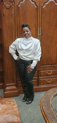 Porcelain Satin Crop Blouse