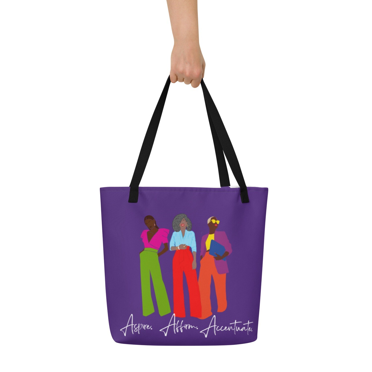 All-Over Print Large Tote Bag