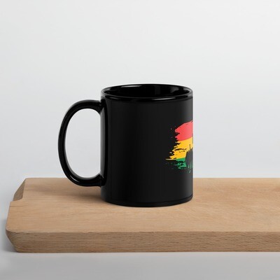 BHM Black Glossy Mug